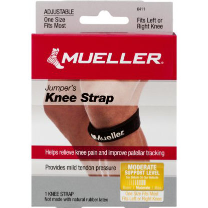 Picture of Knee Strap Jumper's Knee One Size Fits Most Hook and Loop Closure Left or Right Knee6411-1A