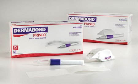 Picture of Skin Closure System Dermabond® Prineo® Pen-like Handle 2-Octyl Cyanoacrylate Topical Adhesive / Polyester Mesh Tape Topical Adhesive / Surgical MeshCLR222US