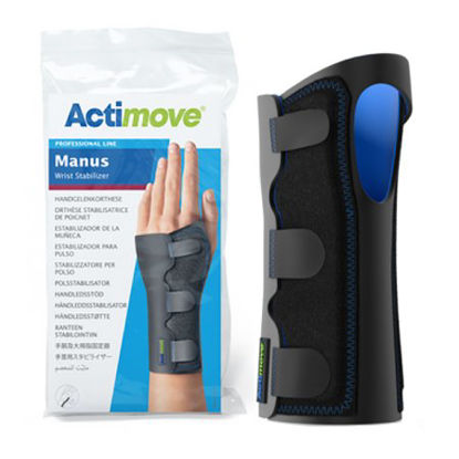 Picture of Wrist Brace Actimove® Manus Professional Line COOLMAX® AIR / Metal Left or Right Hand Black Large7234852