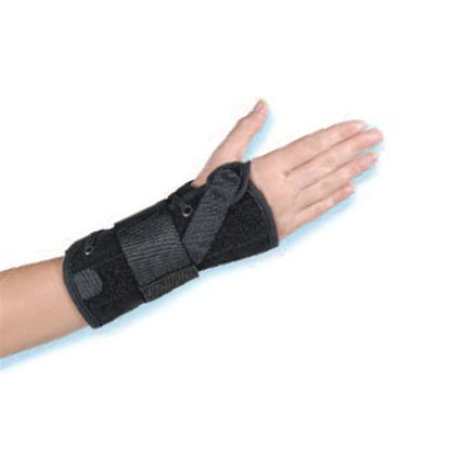 Picture of Wrist Brace Aluminum / Poly-Felt / Suede Right Hand Black X-Large434B-RT-XL