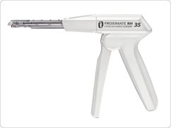 Picture of Rotating Head Stapler Proximate® Pistol Grip Handle Stainless Steel Staples 35 mm StaplesPRW35