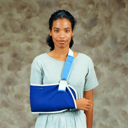 Picture of Arm Sling / Shoulder Immobilizer DeRoyal® Hook and Loop Closure X-Small, Universal Right / Left, 6 X 12.5 Inch Pouch9023-00