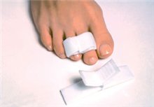 Picture of Digit Wrap Pedifix® One Size Fits Most Hook and Loop Closure Left or Right Foot61009