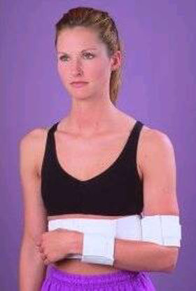 Picture of Shoulder Immobilizer Alimed® Large Plastic / Vinyl Contact Closure Left or Right Arm510644