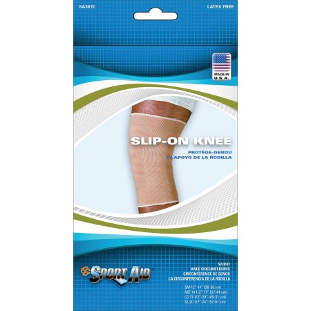 Picture of Knee Sleeve Sport-Aid™ Medium Pull-On 11 Inch Length Left or Right KneeSA3611 BEI MD