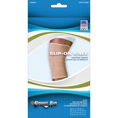 Picture of Knee Sleeve Sport-Aid™ Medium Pull-On 11 Inch Length Left or Right KneeSA3611 BEI MD