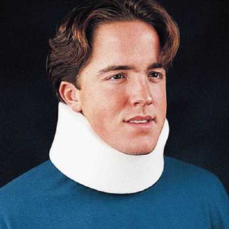 Picture of Cervical Collar Rolyan® Contoured / Medium Density Adult One Size Fits Most One-Piece 3 Inch Height 25-1/2 Inch Length56083602