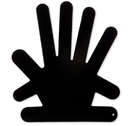 Picture of Surgical Hand Immobilizer DuraHand® Malleable Aluminum Left or Right Hand Black X-LargeKS-843