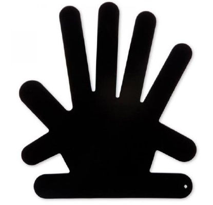 Picture of Surgical Hand Immobilizer DuraHand® Malleable Aluminum Left or Right Hand Black X-LargeKS-843