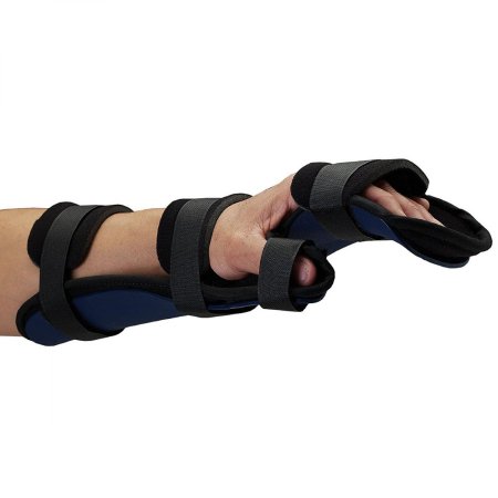 Picture of Functional Resting Hand Orthosis Rolyan® Kydex Kydex® / Volara® Left Hand Black Medium56072603