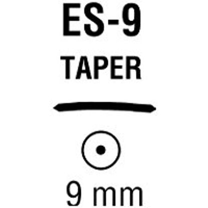 Picture of Suture with Needle Surgidac™ Nonabsorbable Uncoated Green Suture Braided Polyester Size 0 48 Inch Suture 1-Needle 9 mm Length Straight Taper Point Needle173024