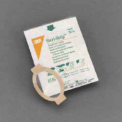 Picture of Wound Closure System Steri-Strip™ Wound Closure System 1/2 X 1-7/8 Inch Nonwoven Material Reinforced Strip WhiteW8516