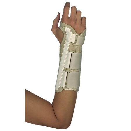 Picture of Wrist Brace Deluxe™ Contoured Foam / Metal / Nylon Left Hand Beige MediumSA3989 BEI MDL