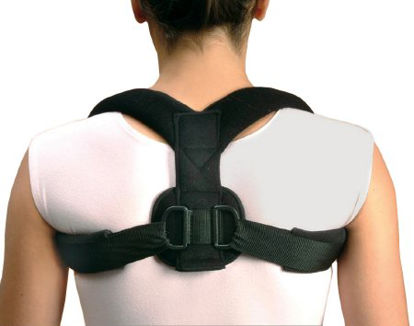 Picture of Clavicle Splint Small Felt / Foam D- Ring / Hook and Loop Strap Closure Clavicle661-S