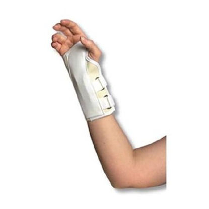 Picture of Cock-Up Wrist Brace Canvas / Flannel / Metal Right Hand White X-Large3957 WHI XLR