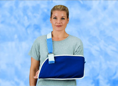 Picture of Arm Sling DeRoyal® Hook and Loop Closure Small8023-01