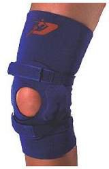 Picture of Knee Stablizer Brace Palumbo™ Large D-Ring / Hook and Loop Strap Closure 19 to 21 Inch Above Midpatella Circumference / 16 to 17-1/2 Below Midpatella Circumference Left or Right Knee62138/NA/NA/BLUE