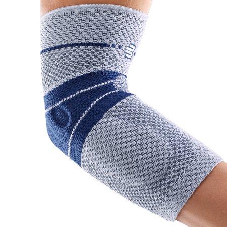 Picture of Elbow Support EpiTrain® Size 0 Pull-On Sleeve Left or Right Elbow 8-1/4 to 9 Inch Forearm Circumference Titan / Blue11061604080000