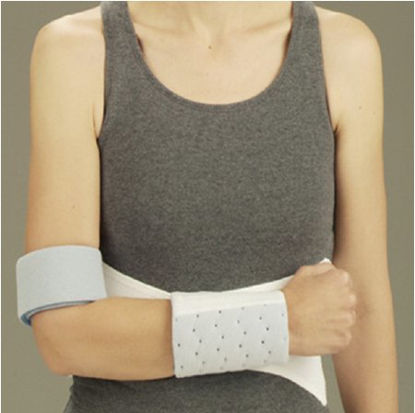 Picture of Shoulder Immobilizer DeRoyal® 2X-Large Elastic / Foam Hook and Loop Strap Closure Left or Right Shoulder1050159