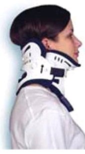 Picture of Rigid Cervical Collar Ossur® Miami J® Preformed Adult Super Short Two-Piece / Trachea Opening52160