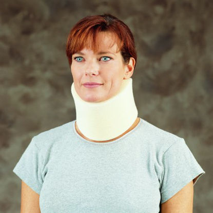 Picture of Cervical Collar Cerv-O Firm Density Adult Small One-Piece 3 Inch Height 15-1/2 Inch Length1007-02