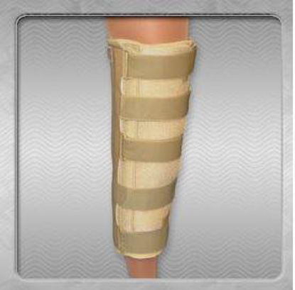 Picture of Knee Immobilizer One Size Fits Most Hook and Loop Strap Closure 16 Inch Length Left or Right Knee01259-B-16