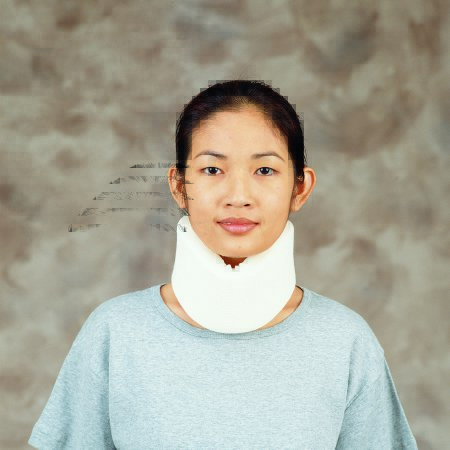 Picture of Cervical Collar DeRoyal® Low Contoured / Medium Density Adult Medium One-Piece 3 Inch Height 17 Inch Length1057-03