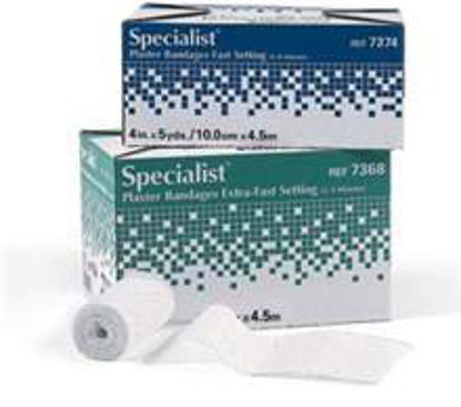 Picture of Cast Tape BSN Specialist® Plaster of Paris Bandages 4 Inch X 15 Foot Plaster White4374