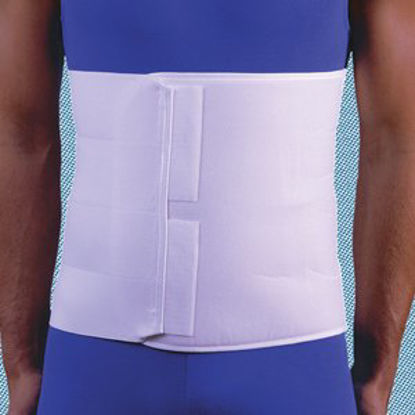 Picture of Abdominal Binder Flex-Support® 4-Panel Deluxe X-Large Hook and Loop Closure 62 to 75 Inch Waist Circumference 12 Inch AdultF010846