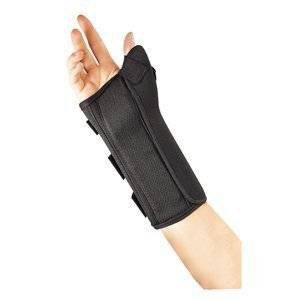 Picture of Wrist Brace with Abducted Thumb FLA ProLite® Aluminum / Foam / Nylon / Polyester Left Hand Black X-Large22-4611LBLK