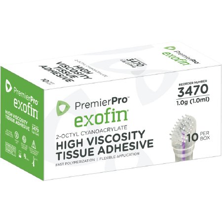 Picture of Skin Adhesive PremierPro™ EXOFIN® 1 mL High Viscosity Precision Applicator Tip 2-Octyl Cyanoacrylate3470