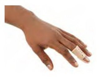 Picture of Stack Finger Splint Kit Breg® Adult Sizes 1 to 7 Slip-On Finger Cream Color100228-000
