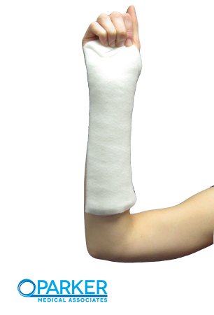 Picture of Padded Precut Splint Parker Splint™ 2 X 12 Inch Fiberglass WhitePS212PC