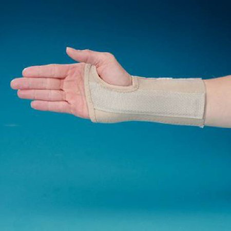 Picture of Wrist Support Rolyan® Elastic Left Hand Beige MediumA619065