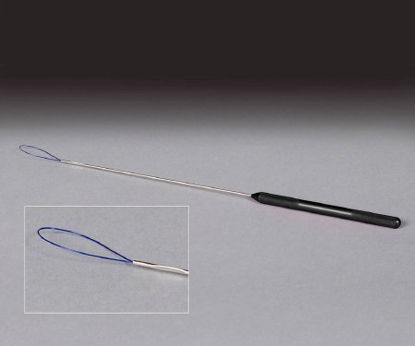 Picture of Suture Retriever SUREtriever Sterile, Single Use, 10 Inch Length, Blue Suture LoopEKM-SR10B