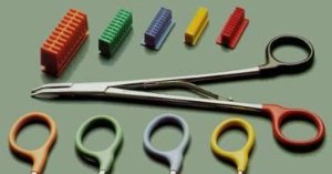 Picture of Traditional Style Ligating Clip Hemoclip® Tantalum Medium Blue Clip 25 Clips523100