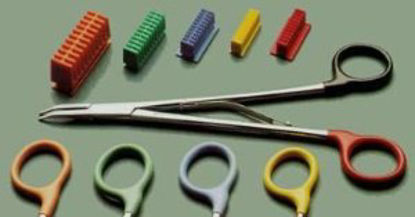 Picture of Traditional Style Ligating Clip Hemoclip® Tantalum Medium Blue Clip 25 Clips523100