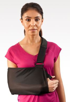 Picture of Shoulder Sling Essential Shoulder Immobilizer Large Mesh Fabric D-Ring Strap Closure Left or Right ArmVP20102-040