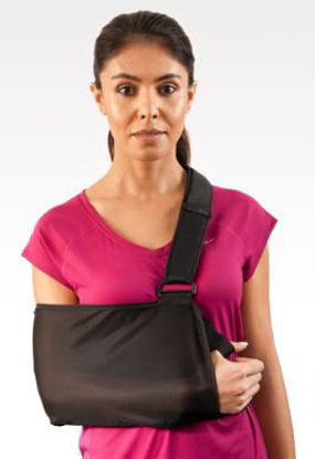 Picture of Shoulder Sling Essential Shoulder Immobilizer Large Mesh Fabric D-Ring Strap Closure Left or Right ArmVP20102-040