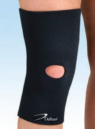 Picture of Knee Support DeRoyal® Small Pull-On 15-1/2 to 18 Inch Thigh Circumference Left or Right Knee14811005