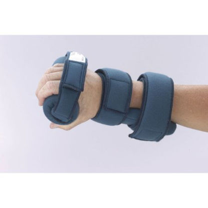Picture of Finger / Thumb Contracture Splint SoftPro™ Grip Adult Large Hook and Loop Strap Closure Right Hand Blue55477505