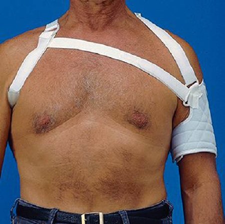 Picture of Arm Sling Rolyan® Hemi II D-Ring / Hook and Loop Strap Closure LargeA6537