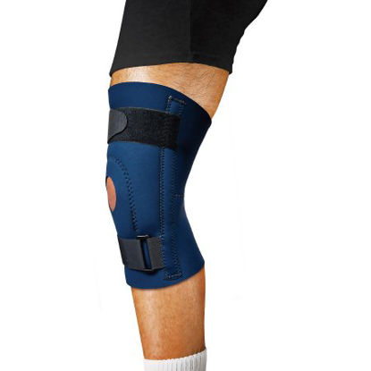 Picture of Knee Support Scott Specialties X-Large Pull-On / Hook and Loop Strap Closure Left or Right Knee9074 NAV XL