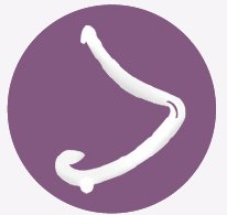 Picture of Locking Style Ligating Clip Hem-o-lok® Polymer Large Purple Clip 6 Clips544240