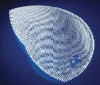 Picture of Laparoscopic Inguinal Hernia Repair Mesh 3DMAX™ Nonabsorbable Polypropylene Monofilament 4 X 6 Inch Large Style White Sterile0115311