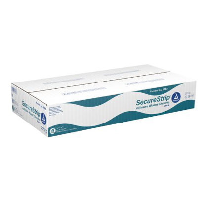 Picture of Skin Closure Strip Secure Strip™ 1/4 X 3 Inch Nonwoven Material Flexible Strip White3523