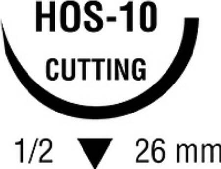 Picture of Suture with Needle Ti•Cron™ Nonabsorbable Coated Blue Suture Braided Polyester Size 2 30 Inch Suture 1-Needle 26 mm Length 1/2 Circle Reverse Cutting Needle88863395-81