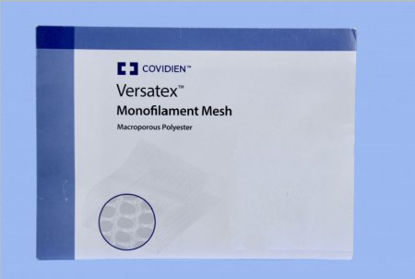 Picture of Monofilament Mesh Versatex™ Nonabsorbable Knitted Polyester Monofilament 15 X 10 cm Rectangle Style SterileVTX1510