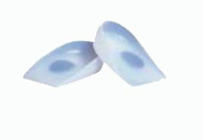 Picture of Heel Cup Youth Small Silicone Opaque with Blue DotU4769