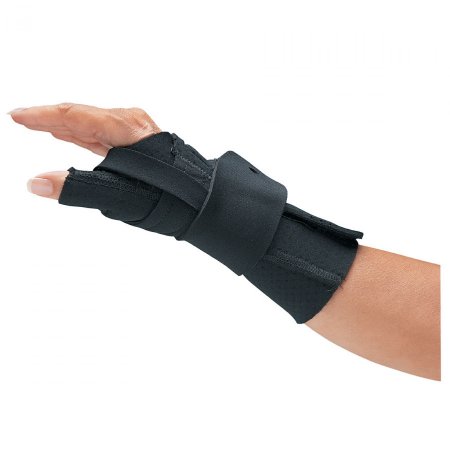 Picture of Wrist / Thumb Support Comfort Cool® CMC Restriction Neoprene / Neoloop™ / Terry Cloth Left Hand Black X-Large55049407